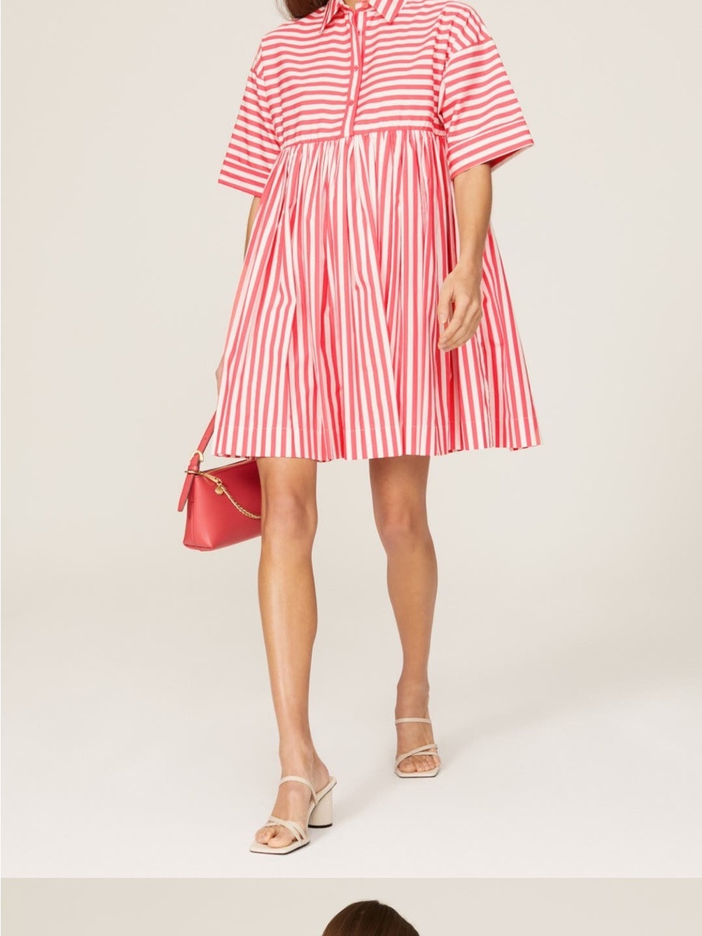 Kate Spade Julia Stripe Swing Dress - Picture 7 of 7